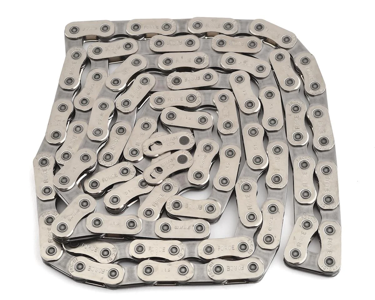 SRAM Force AXS Flattop Road Chain (Silver) (12 Speed) (114 Links) (w/ PowerLock D1) (114 Links)